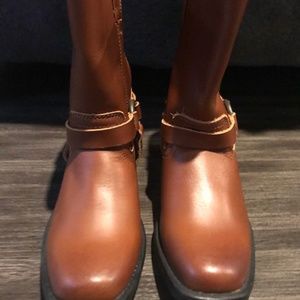 Frye Harness Pull On Leather Riding Boots Size 1